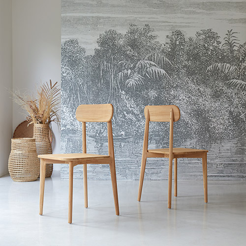 Sedia in teak massello Jonàk