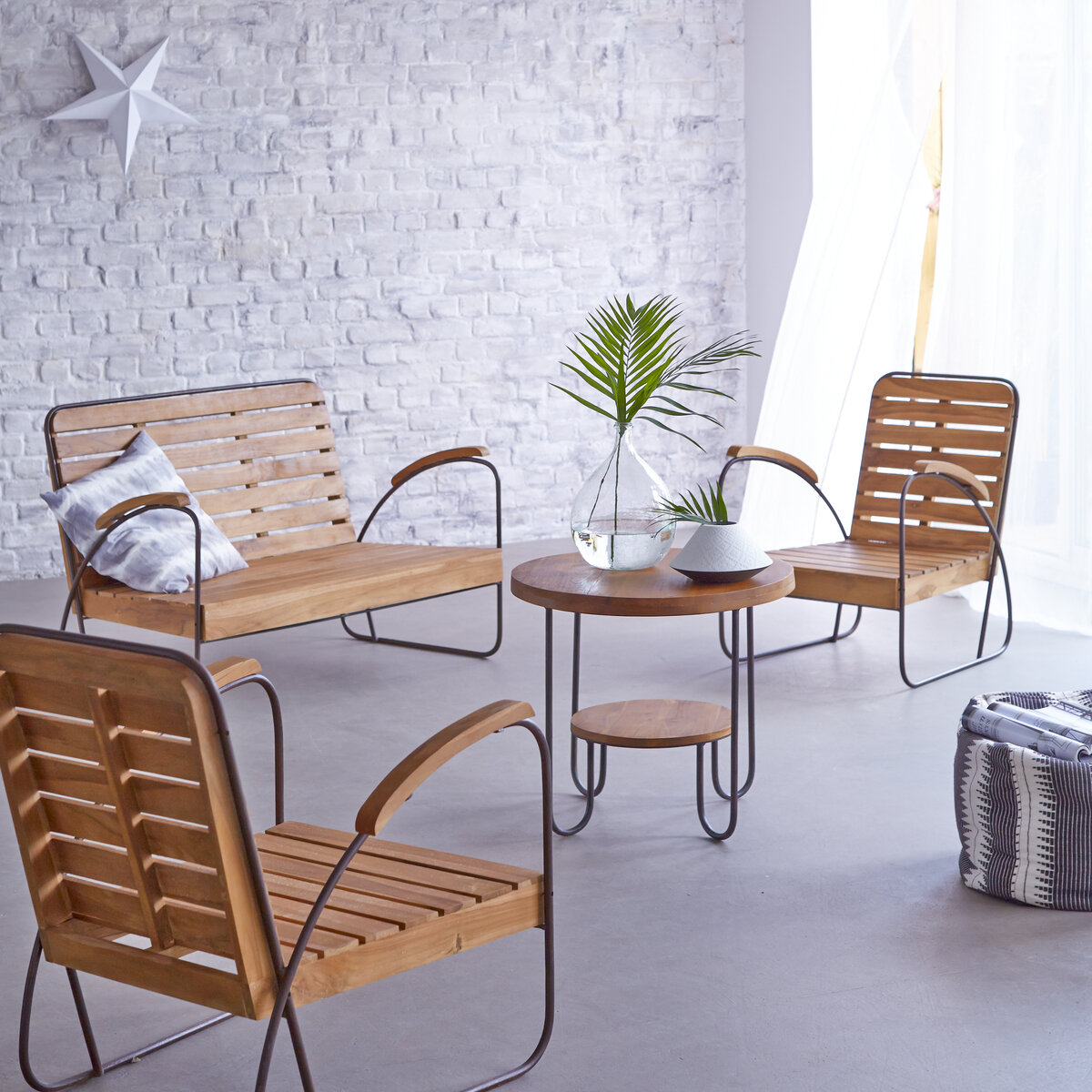 Key Wood - Salon en teck massif 4 places Key Wood - Salon en teck massif 4 places