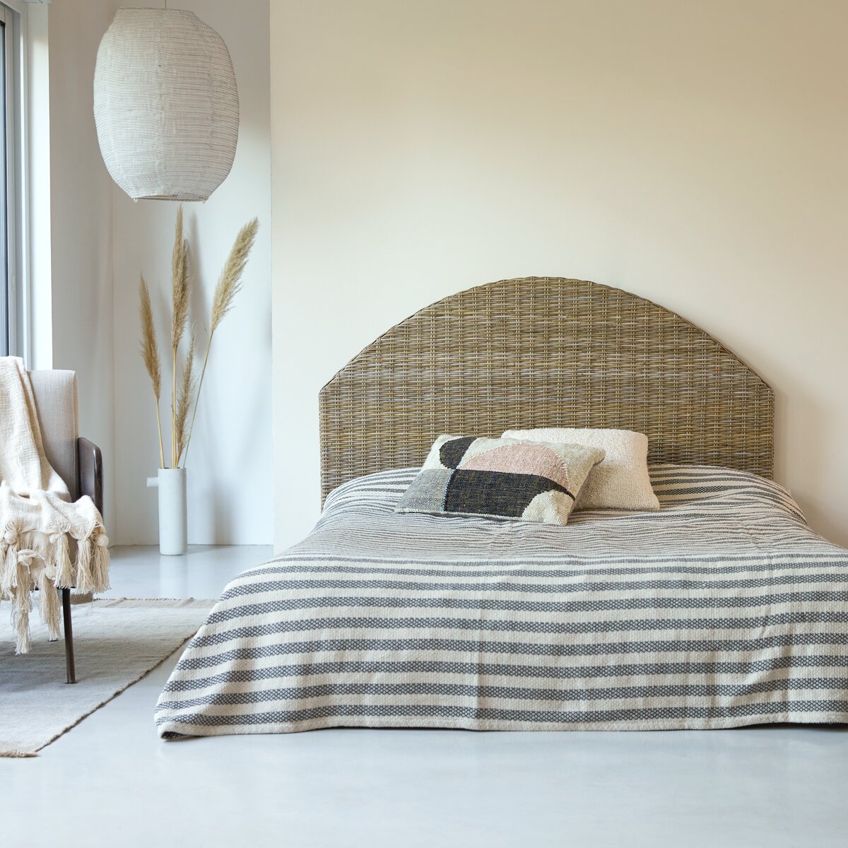 Louison - Tête de lit en kubu 160 cm Louison - Tête de lit en kubu 160 cm