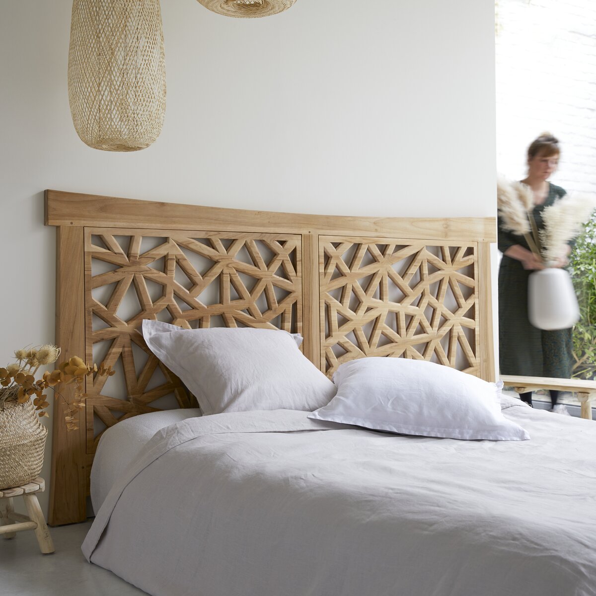 Cama infantil sencilla de bambú de 90 x 190 cm - Muebles para el dormitorio  - Tikamoon