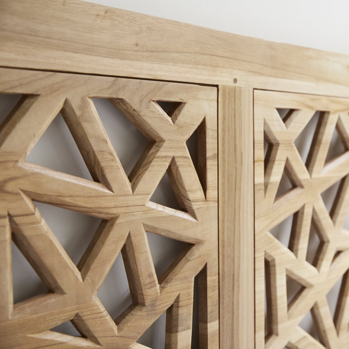 Gentong - Kopfteil Bett aus massivem Teakholz 210 cm Gentong - Kopfteil Bett aus massivem Teakholz 210 cm