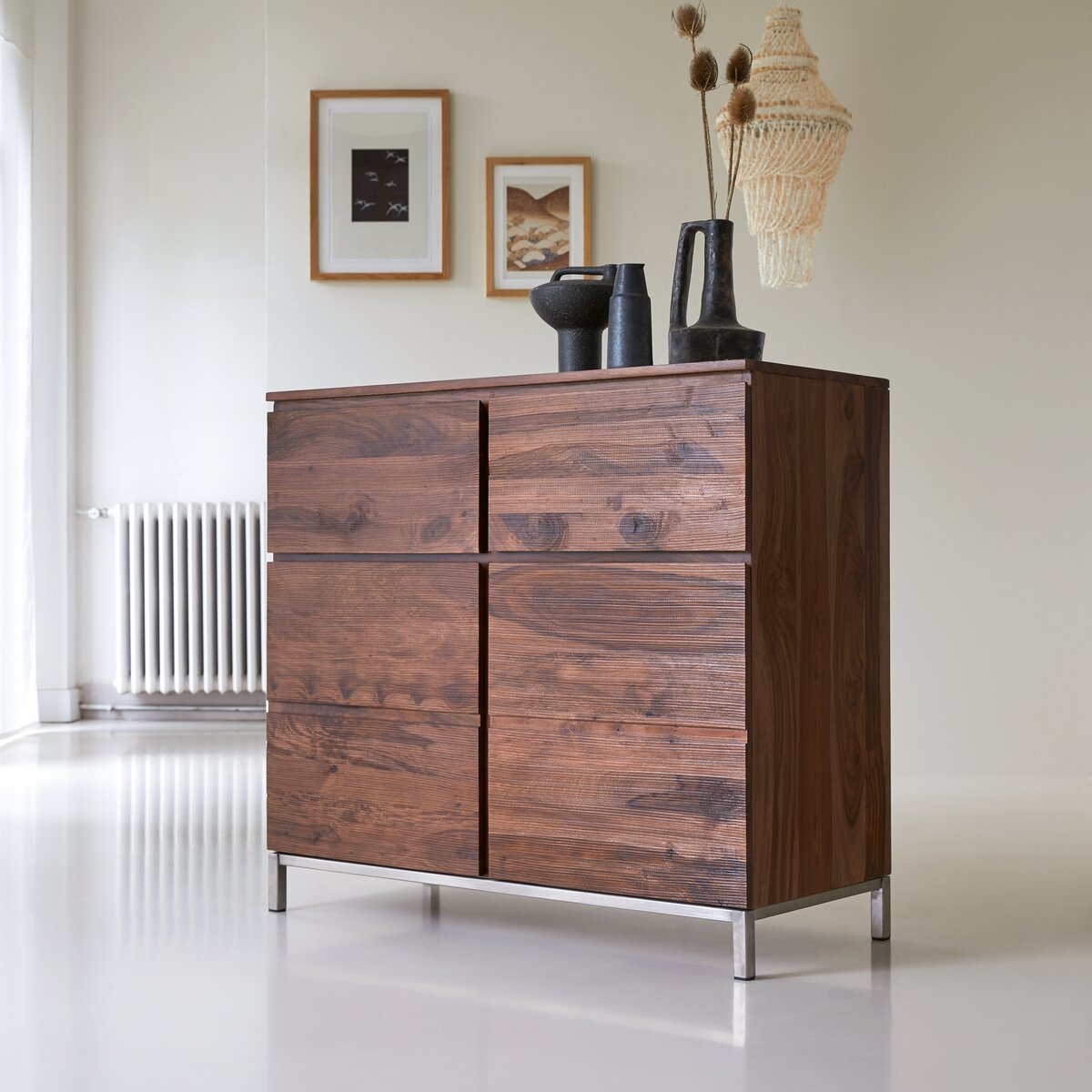 Nova - Credenza in palissandro massello 100 cm Nova - Credenza in palissandro massello 100 cm