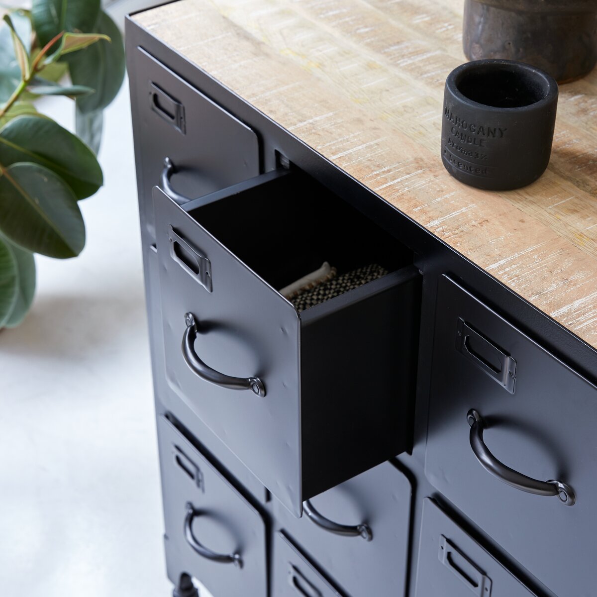 Metal chest of drawers Industrial style chest of 9 drawers sale