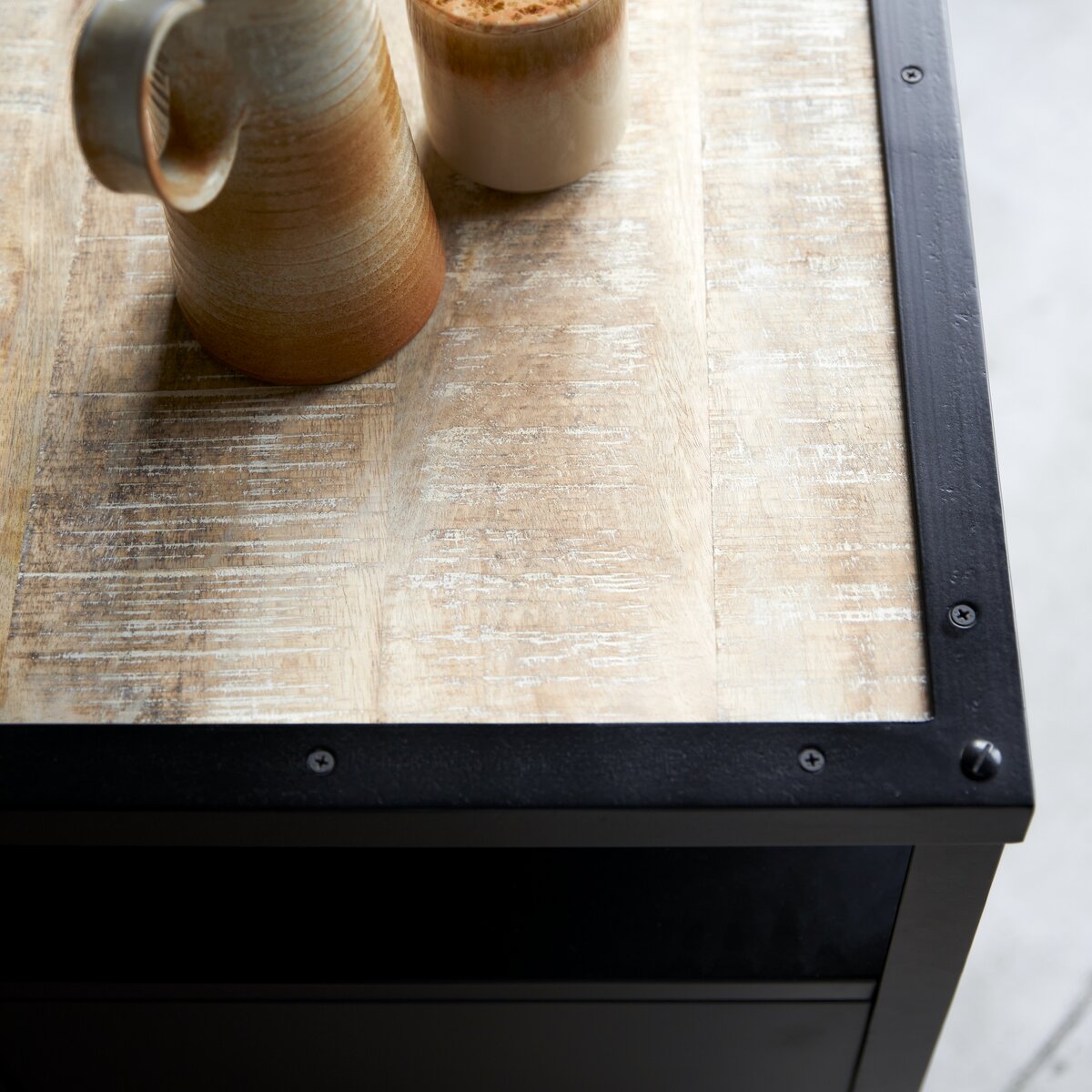 Industriel - Buffet en métal 160 cm Industriel - Buffet en métal 160 cm