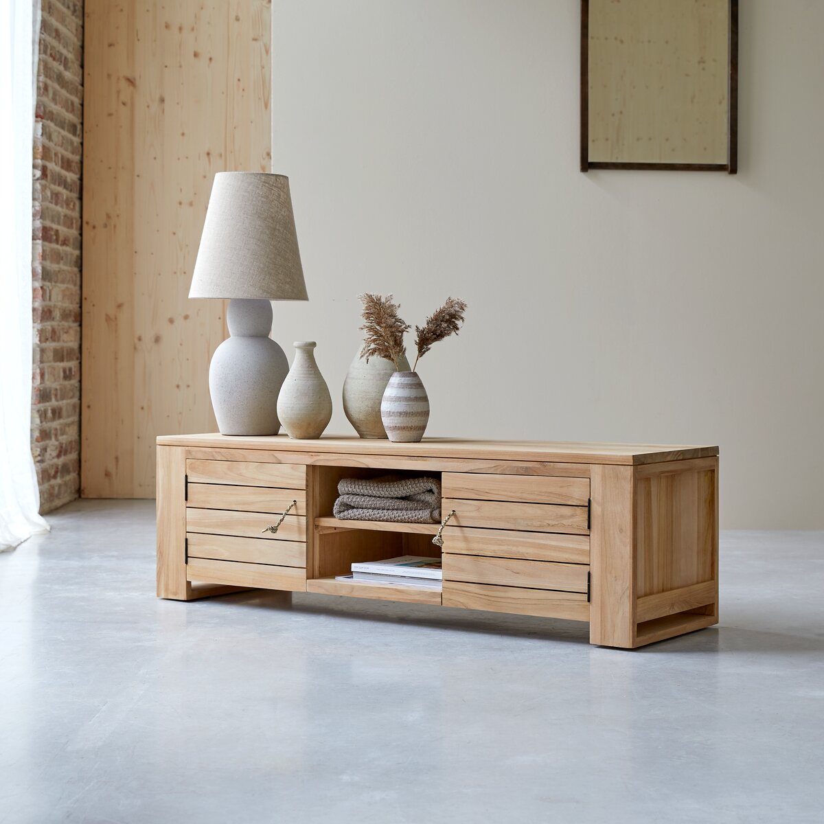 Minimalys - Solid teak TV Stand 135 cm Minimalys - Solid teak TV Stand 135 cm