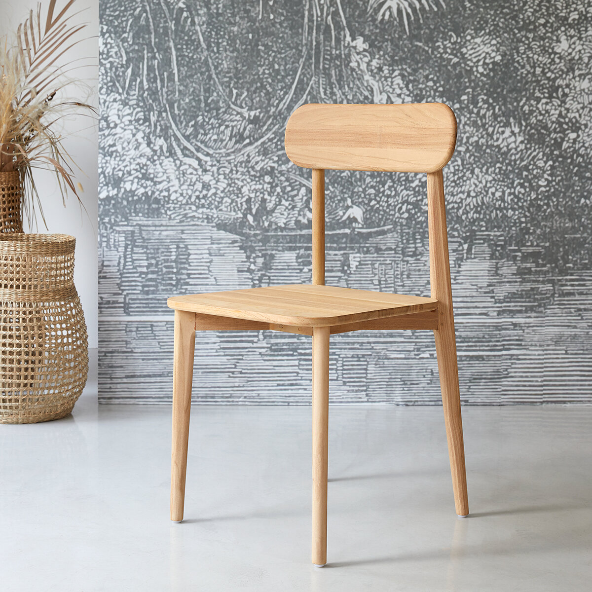 Jonàk - Silla en teca maciza Jonàk - Silla en teca maciza