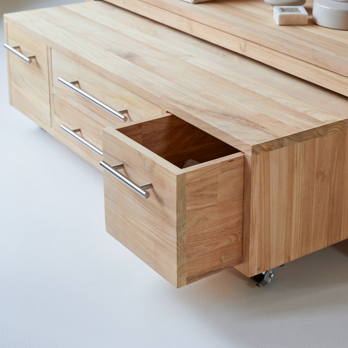 Layang - Mueble bajo lavabo en teca maciza 120 cm Layang - Mueble bajo lavabo en teca maciza 120 cm