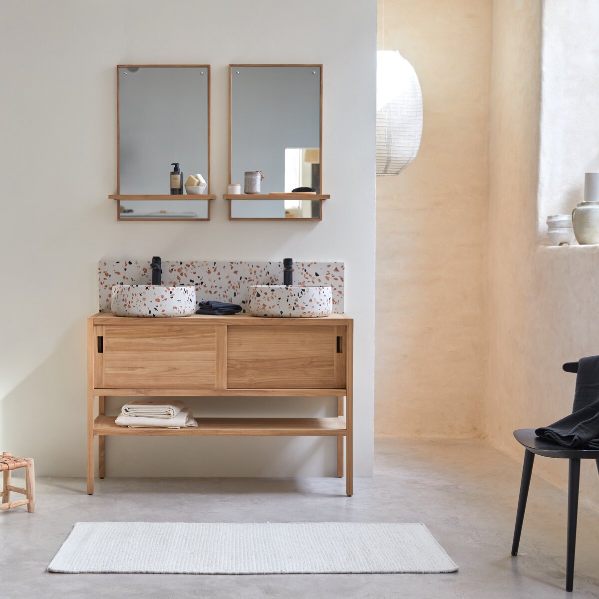 Arty - Solid teak vanity unit 120 cm Arty - Solid teak vanity unit 120 cm