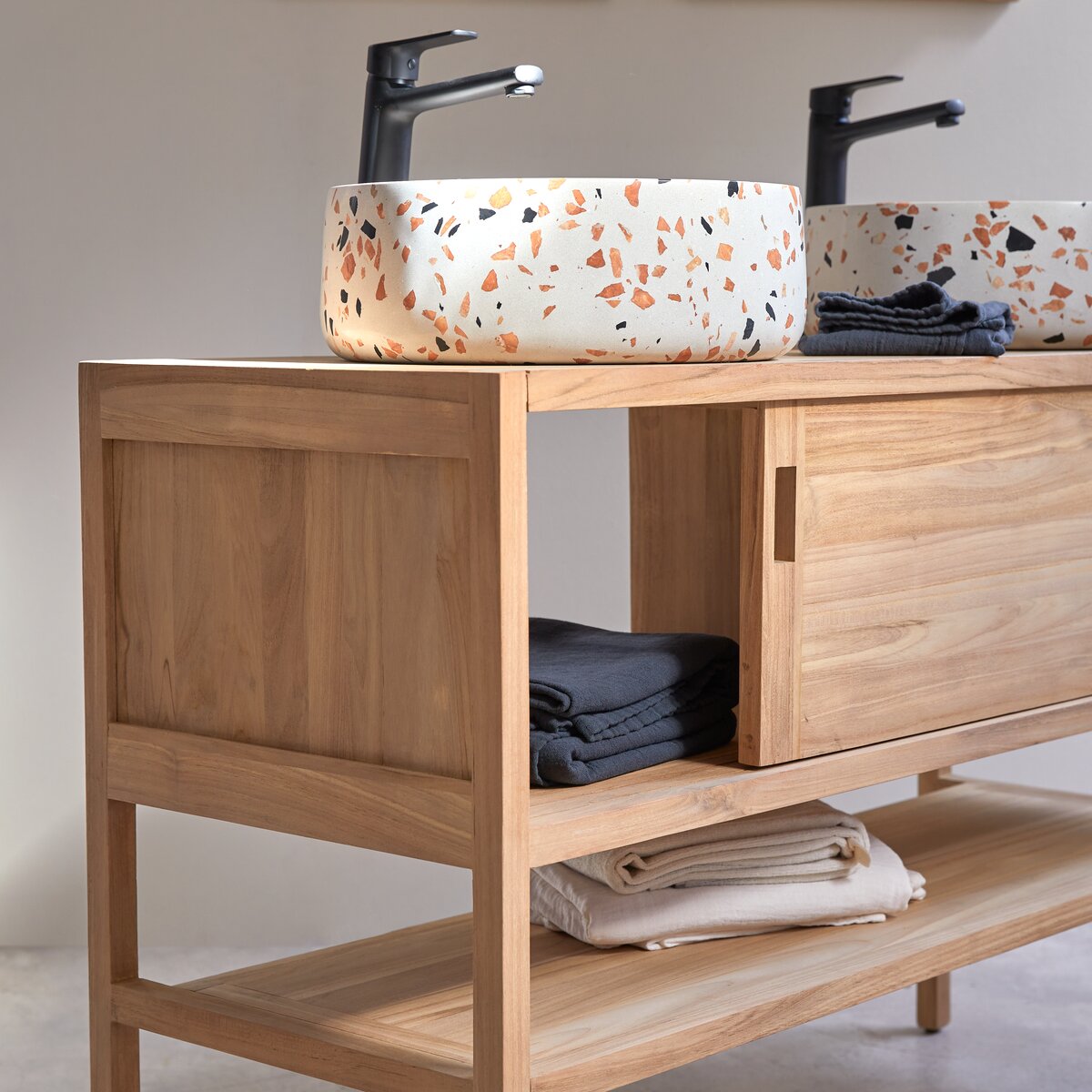 Arty - Solid teak vanity unit 120 cm Arty - Solid teak vanity unit 120 cm