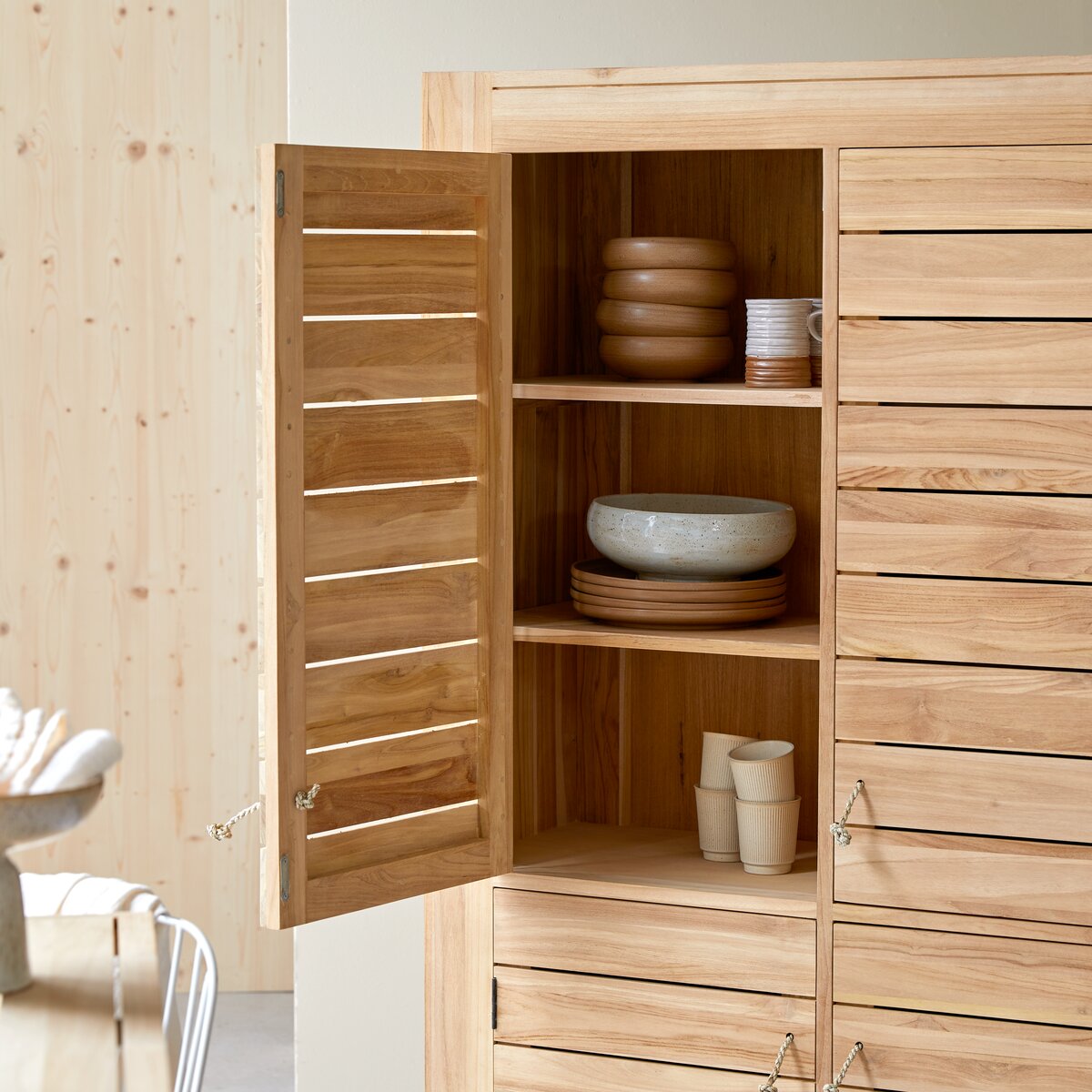 Teak wood outlet dresser