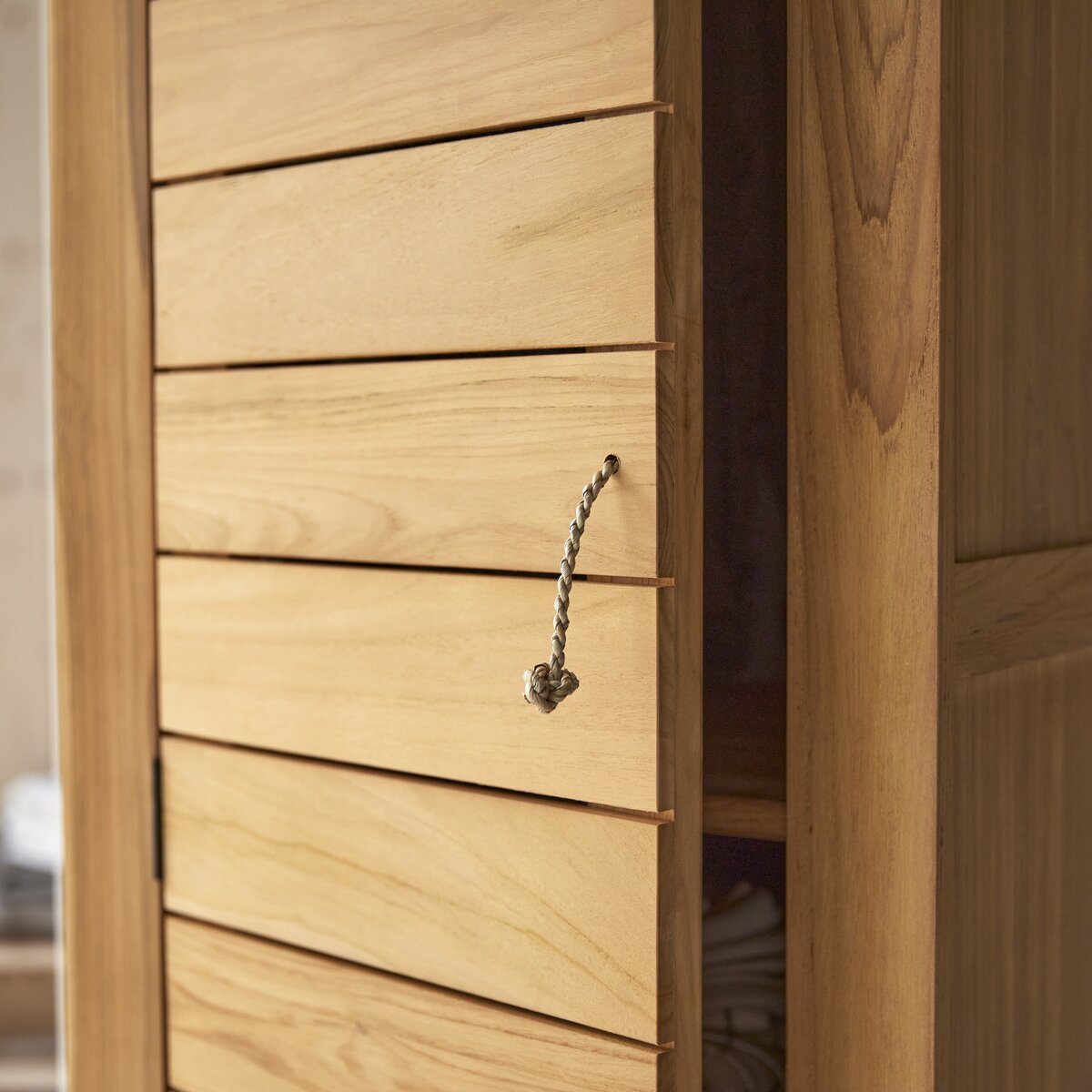 Minimalys - Colonna semplice in teak massello Minimalys - Colonna semplice in teak massello