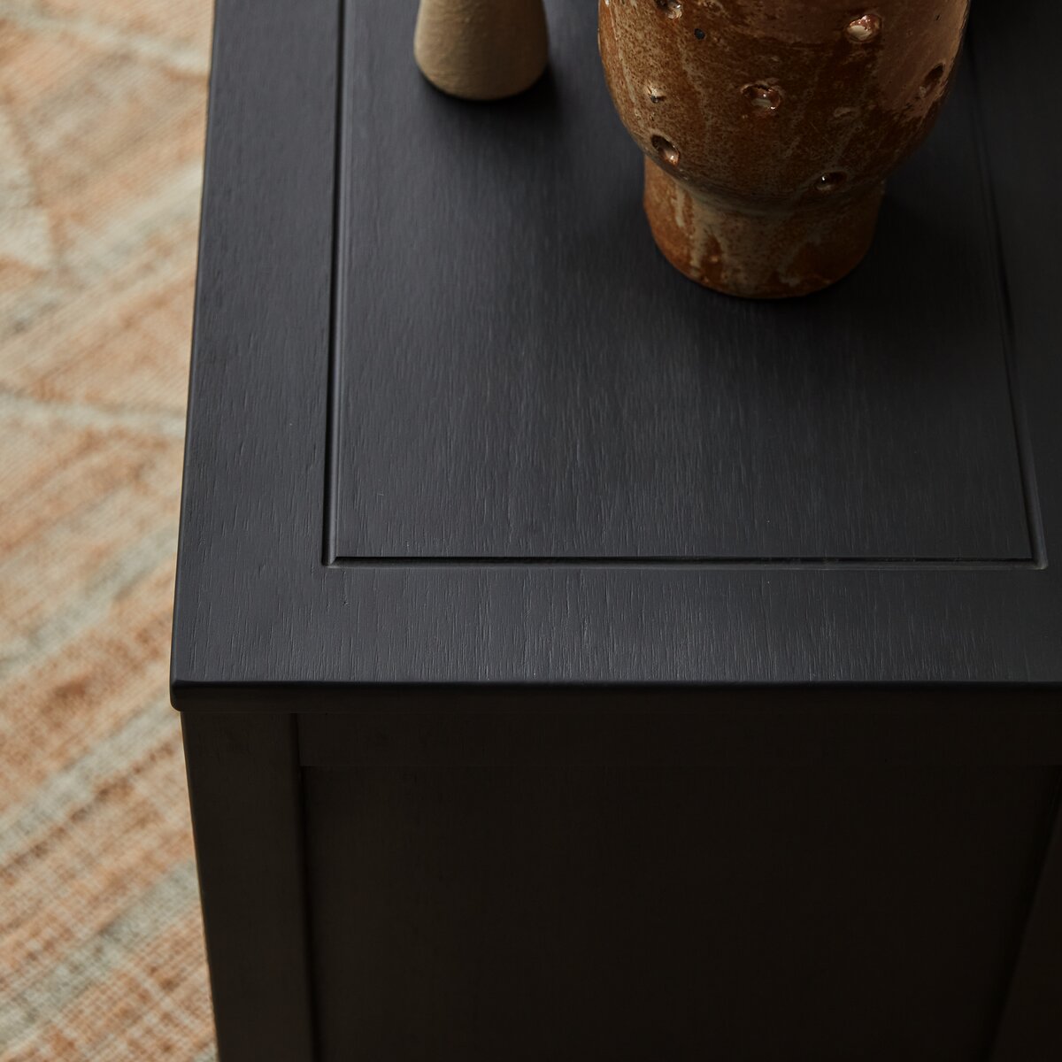 Thaki Black - Solid pine TV stand 170 cm Thaki Black - Solid pine TV stand 170 cm
