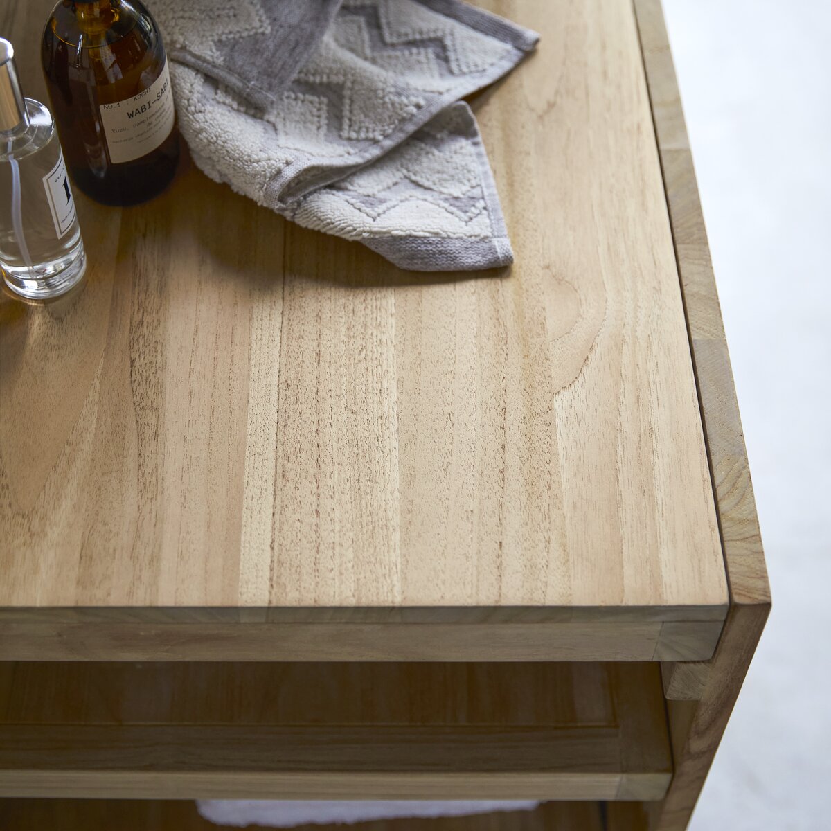 Typo - Meuble sous vasque en teck massif 90 cm Typo - Meuble sous vasque en teck massif 90 cm