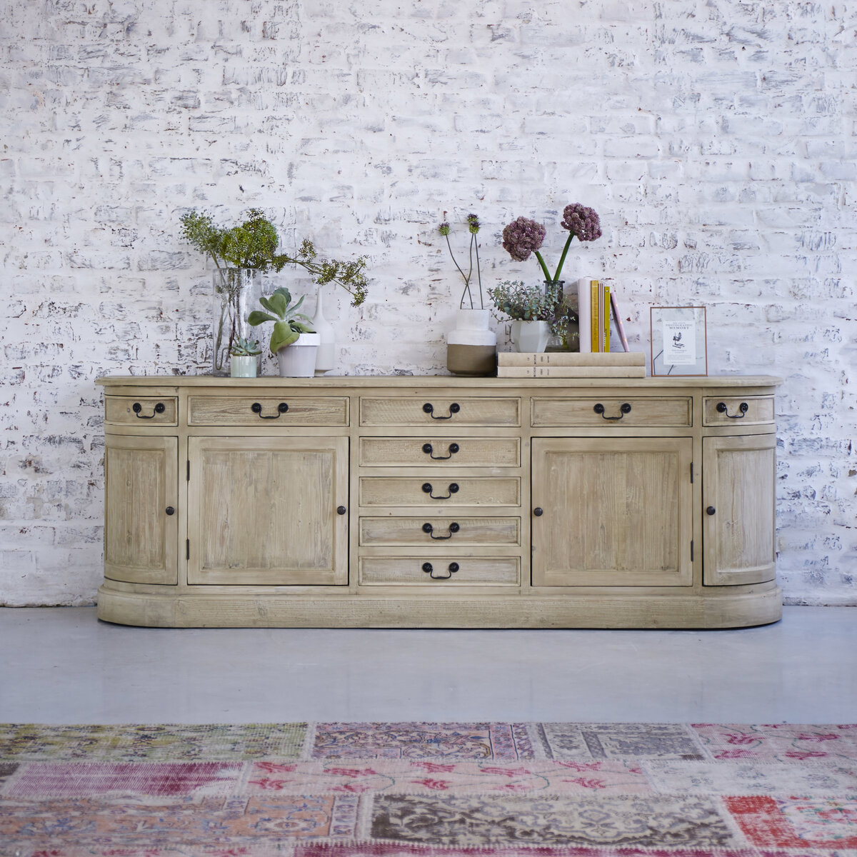 Celeste - Pine sideboard 225 cm Celeste - Pine sideboard 225 cm