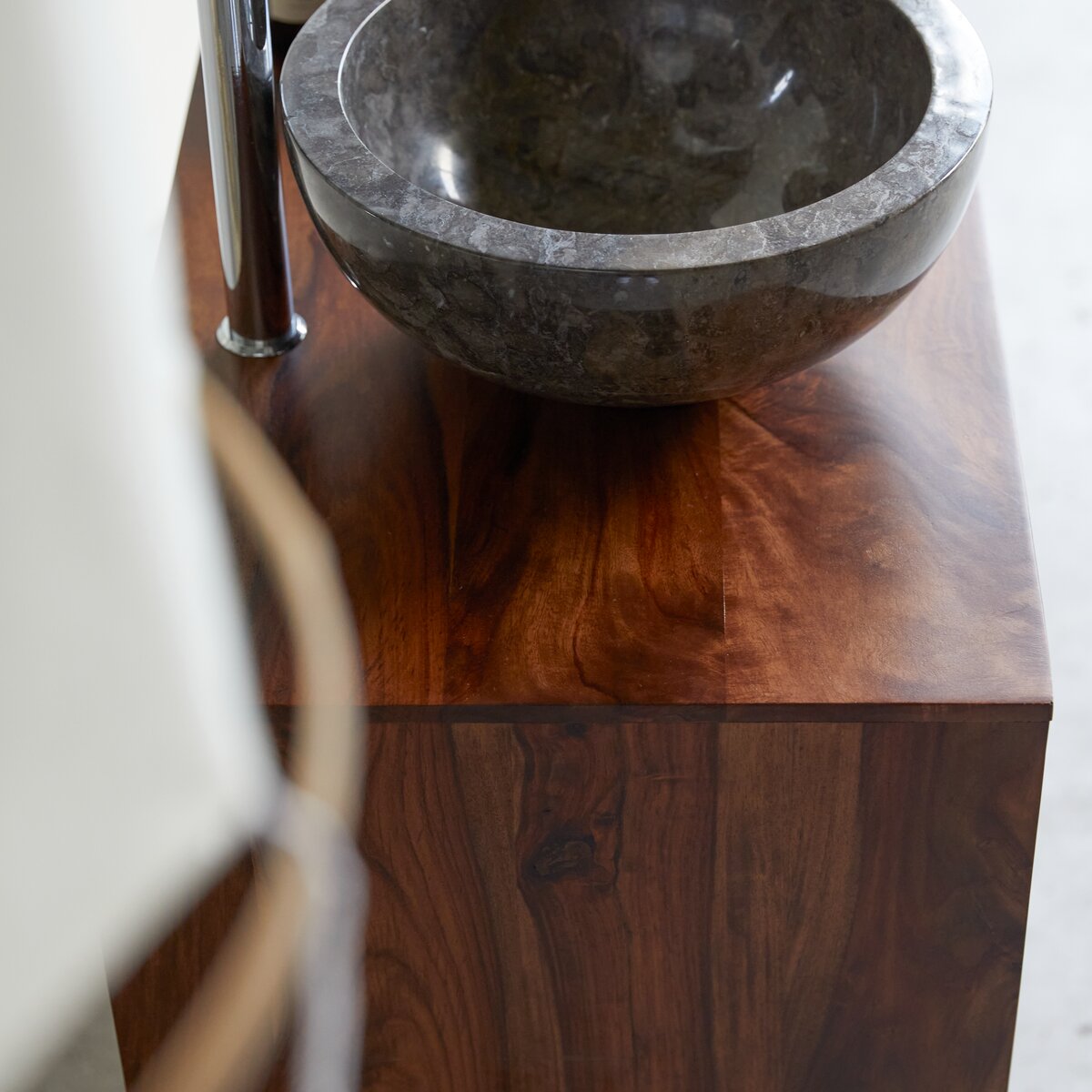 Kwarto - Mobile da bagno in palissandro massello 110 cm Kwarto - Mobile da bagno in palissandro massello 110 cm