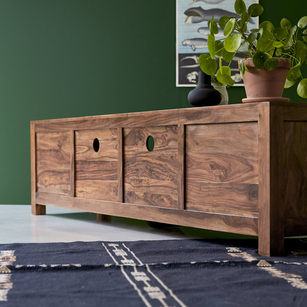 Oliver - Solid sheesham TV Stand 200 cm Oliver - Solid sheesham TV Stand 200 cm