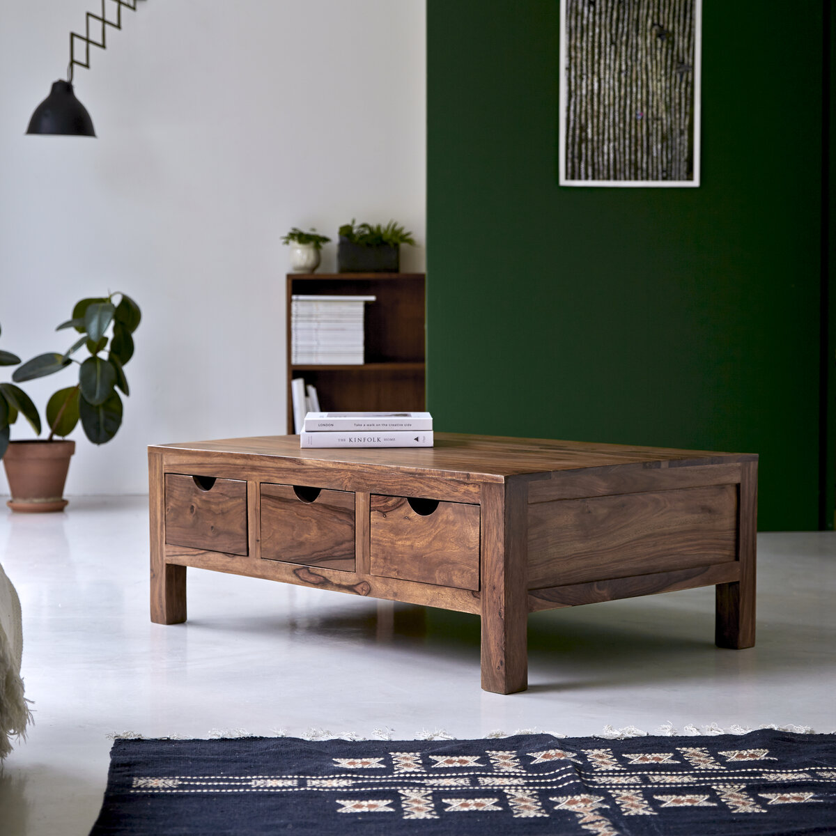 Oliver - Table basse en palissandre massif Oliver - Table basse en palissandre massif