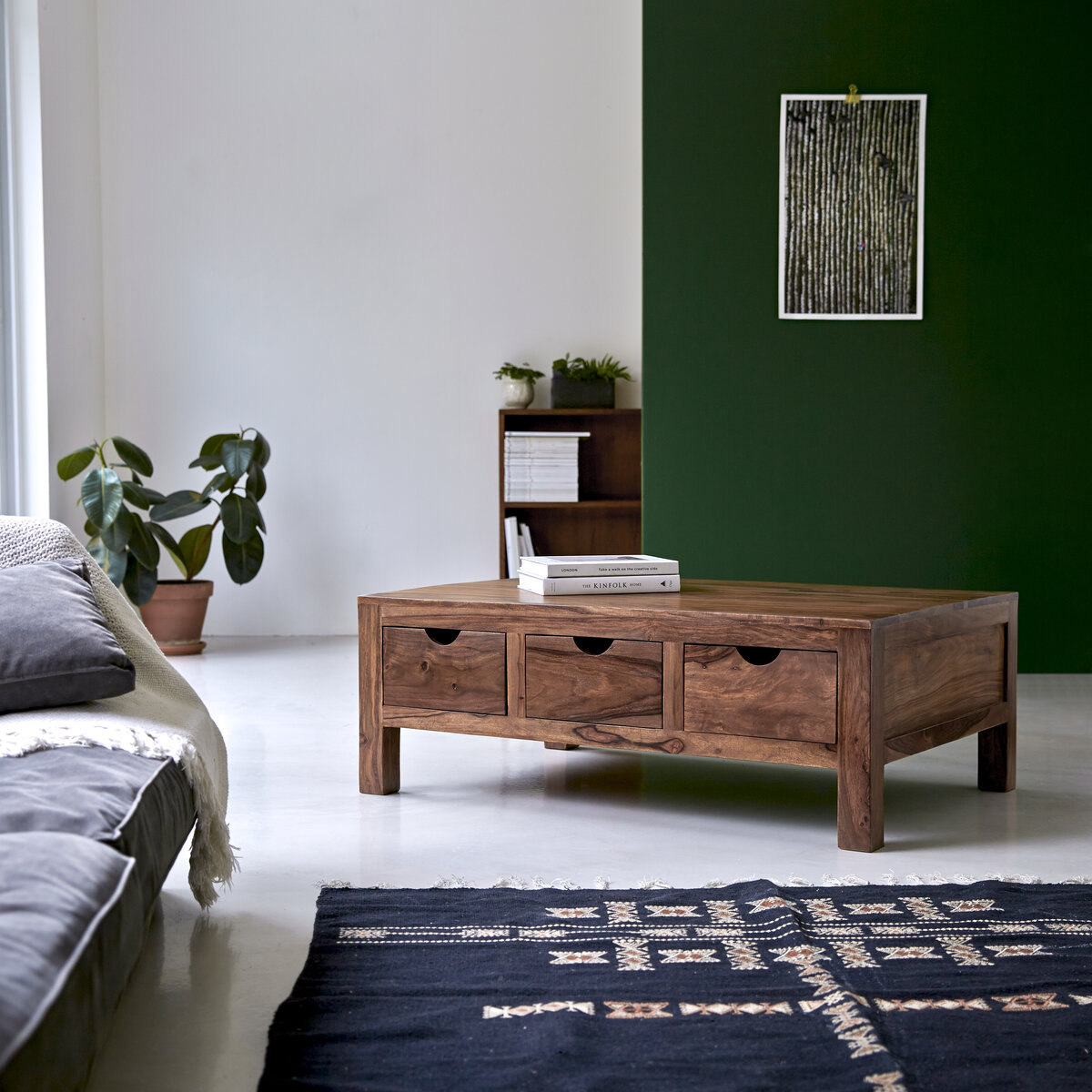 Oliver - Table basse en palissandre massif Oliver - Table basse en palissandre massif