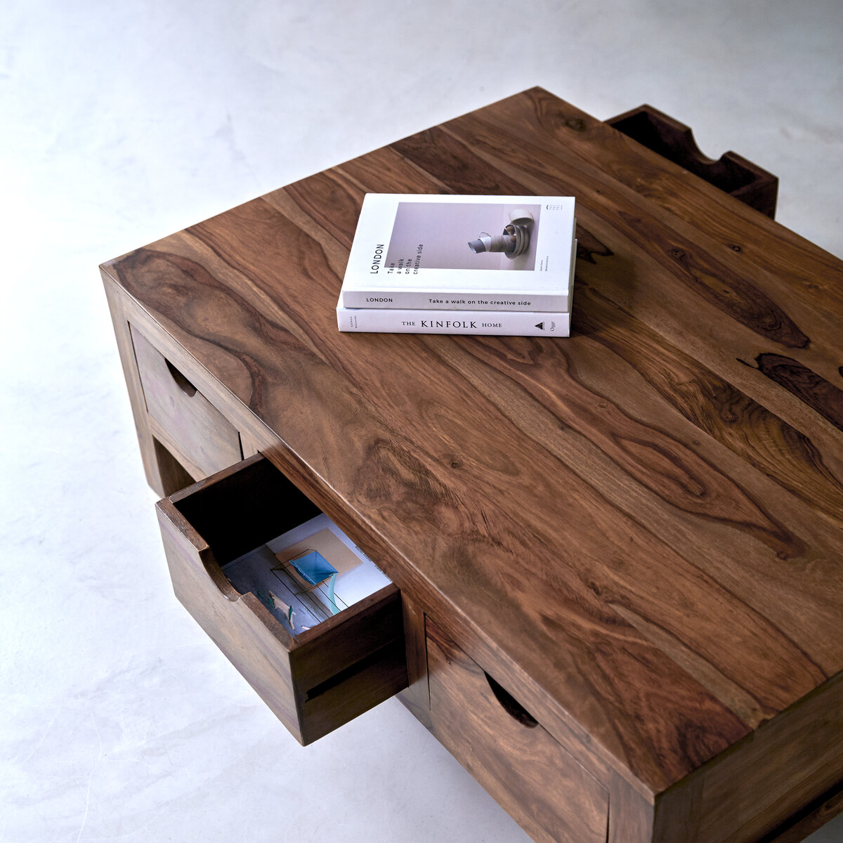 Oliver - Table basse en palissandre massif Oliver - Table basse en palissandre massif