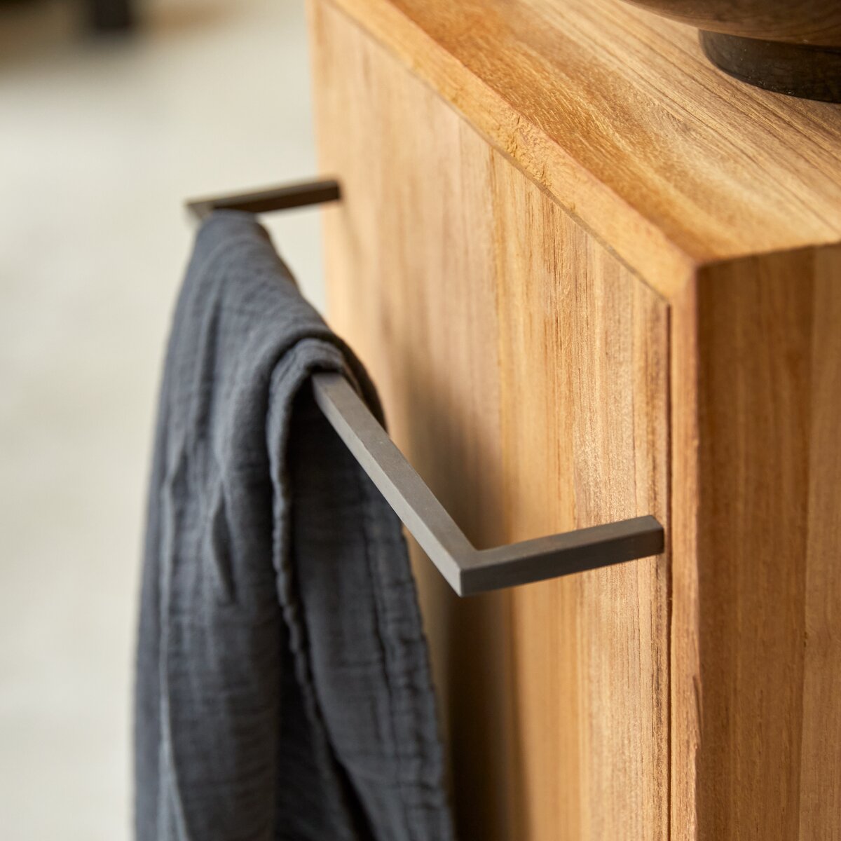 Stelle - Solid teak vanity unit Left Stelle - Solid teak vanity unit Left