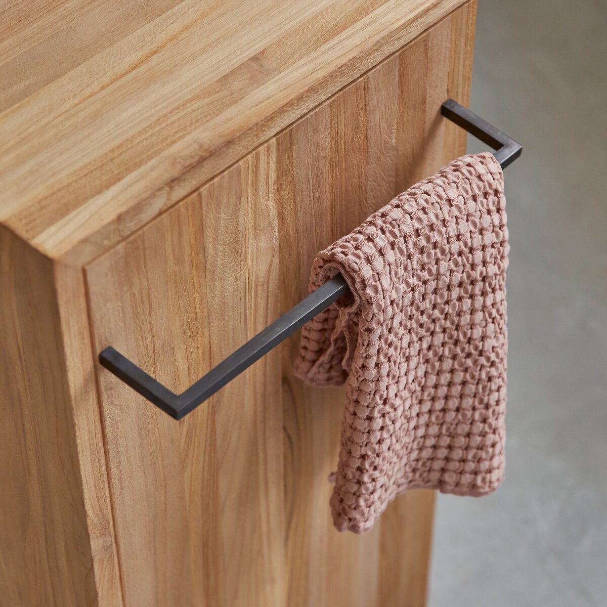 Stelle - Solid teak vanity unit Right Stelle - Solid teak vanity unit Right