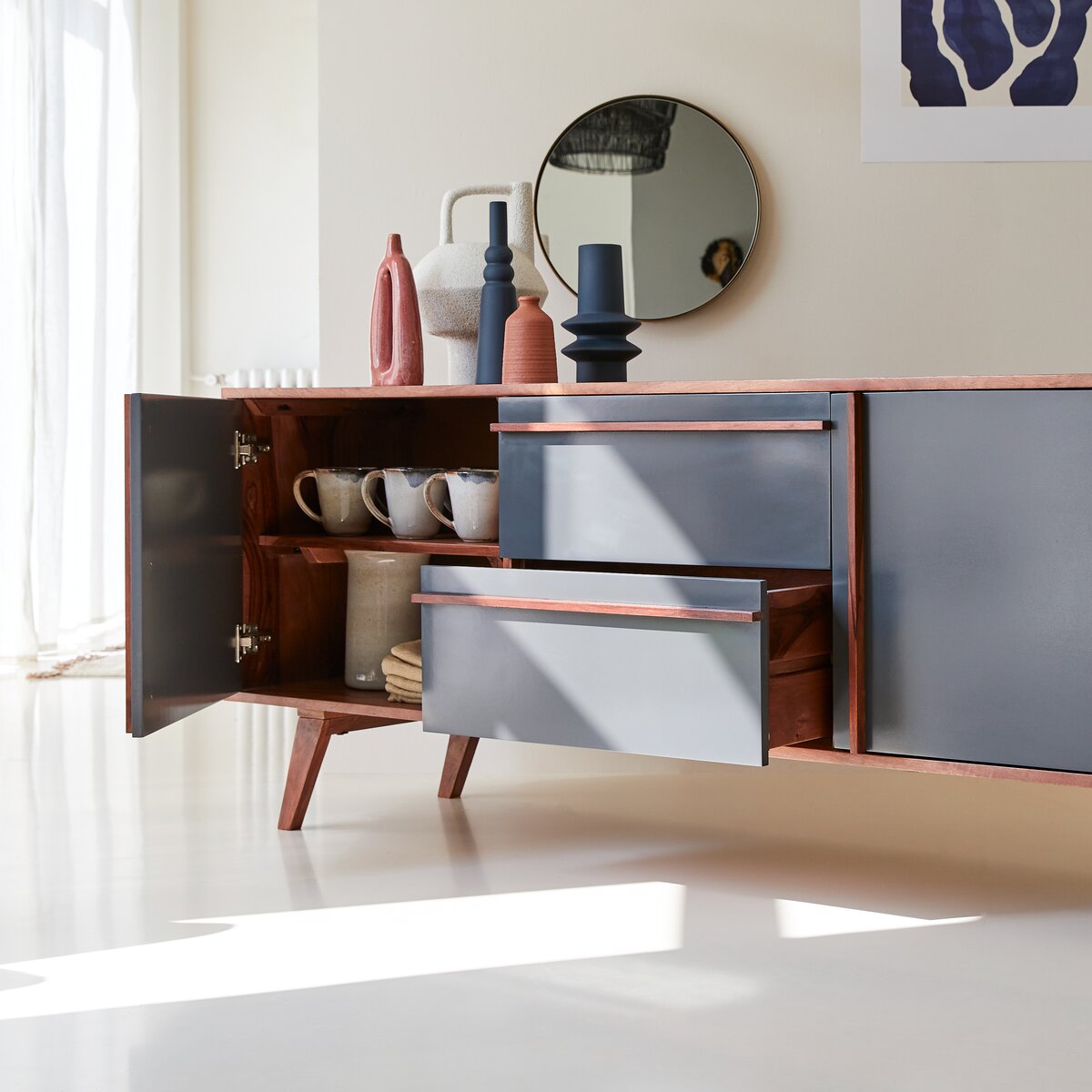 Niels - Buffet en palissandre 175 cm Niels - Buffet en palissandre 175 cm