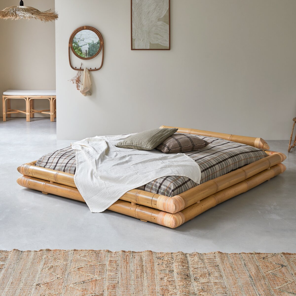 Cama futón en bambú 160x200 cm - Dormitorio / Camas y cabeceros