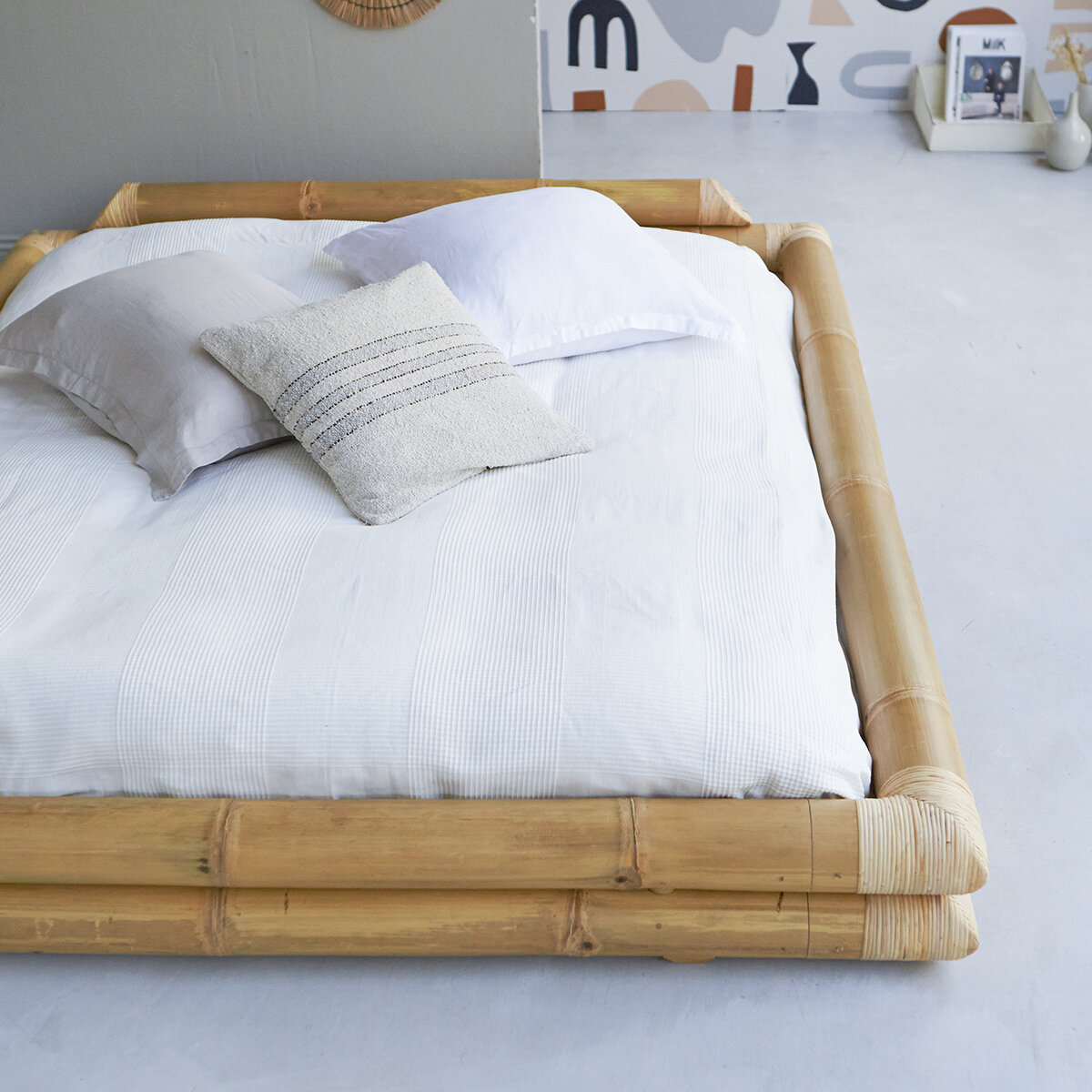 Balyss - Cama futón en bambú 160x200 cm Balyss - Cama futón en bambú 160x200 cm