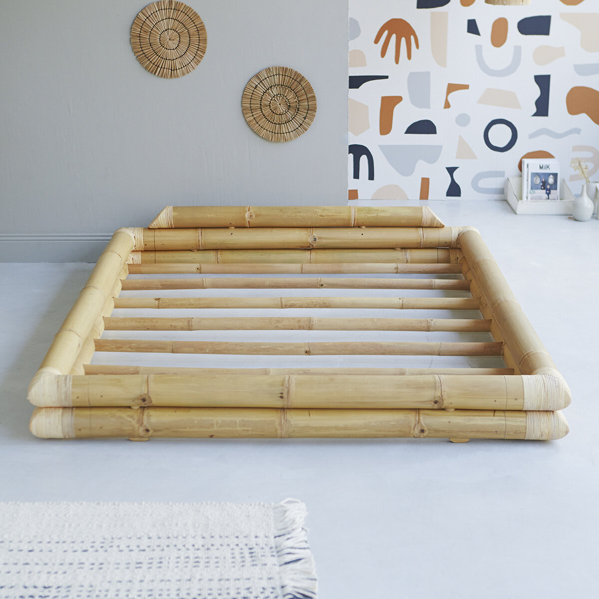 wooden base sprung mattress