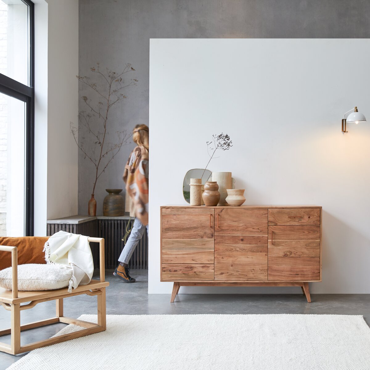 Oslo - Buffet en acacia massif 150 cm Oslo - Buffet en acacia massif 150 cm