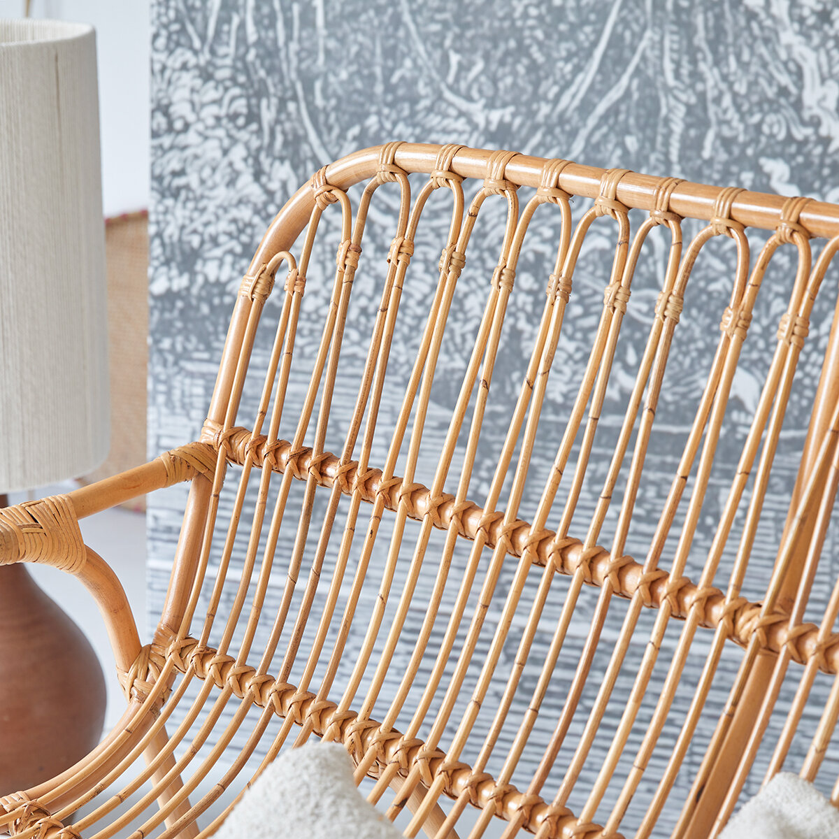 Ondine - Bank aus Rattan natur Ondine - Bank aus Rattan natur
