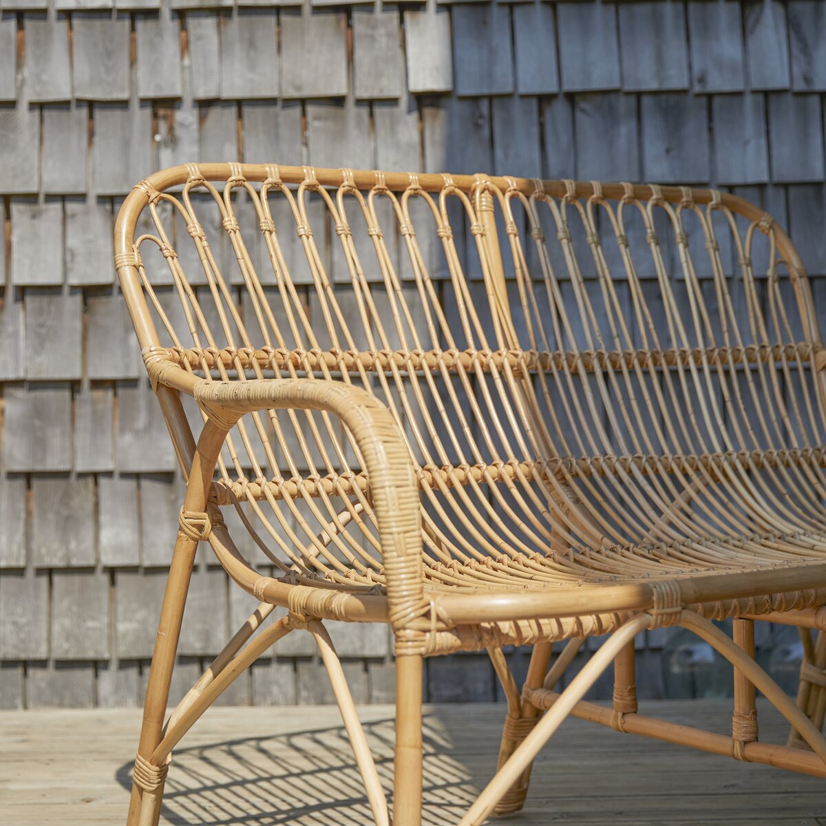 Ondine - Outdoor Bank aus Rattan natur Ondine - Outdoor Bank aus Rattan natur
