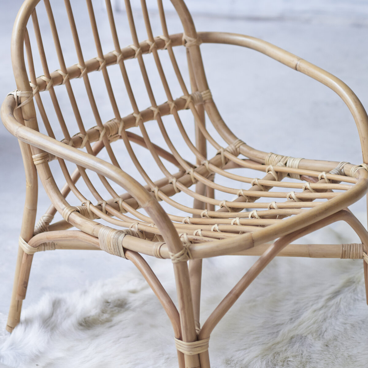 Chaise de salle à manger en rotin - Assises pour le séjour - Tikamoon