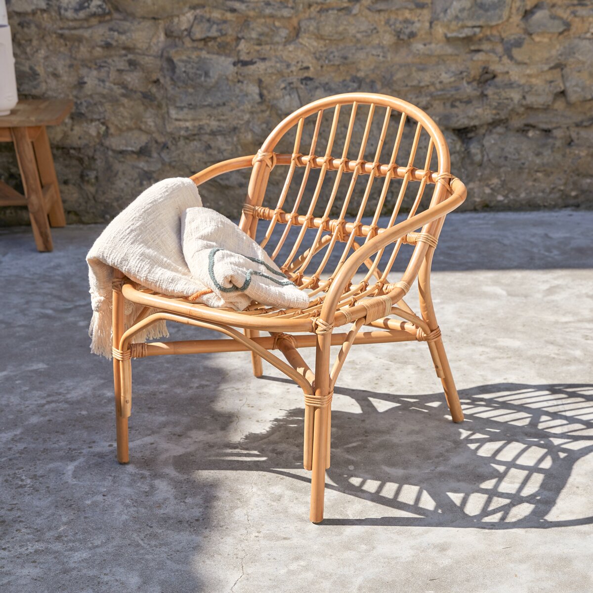 Rattan 2024 garden armchair