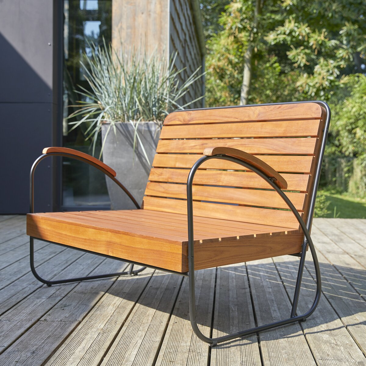 Key Wood - Panca da giardino in teak massello Key Wood - Panca da giardino in teak massello