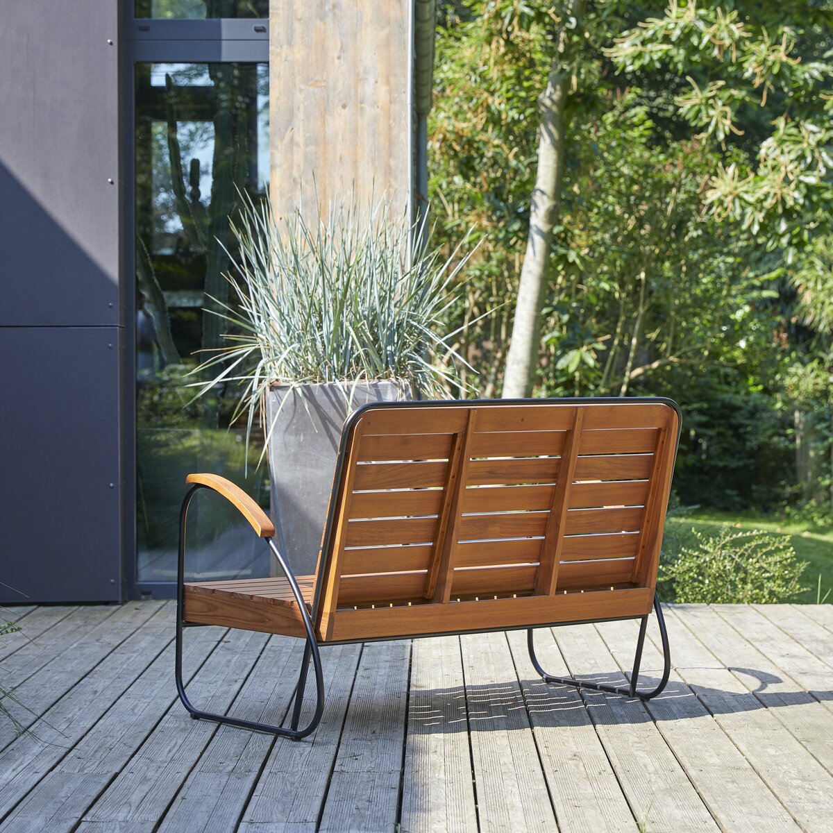Key Wood - Panca da giardino in teak massello Key Wood - Panca da giardino in teak massello