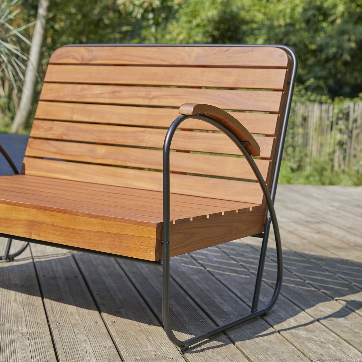 Key Wood - Panca da giardino in teak massello Key Wood - Panca da giardino in teak massello