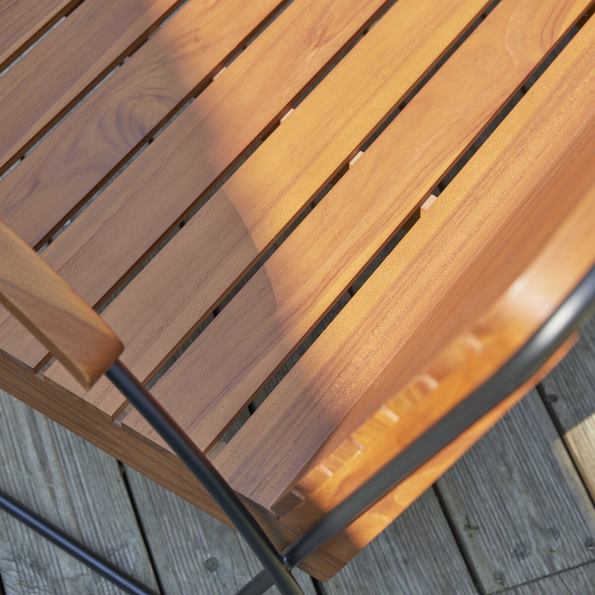 Key Wood - Gartenbank aus massivem Teak Key Wood - Gartenbank aus massivem Teak