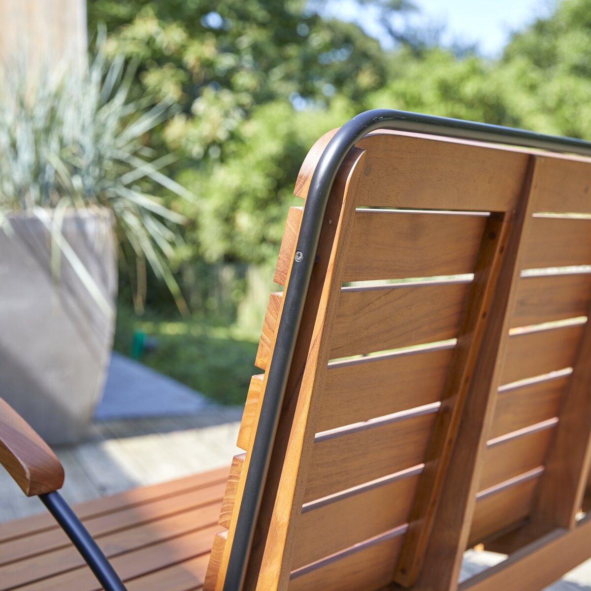 Key Wood - Panca da giardino in teak massello Key Wood - Panca da giardino in teak massello