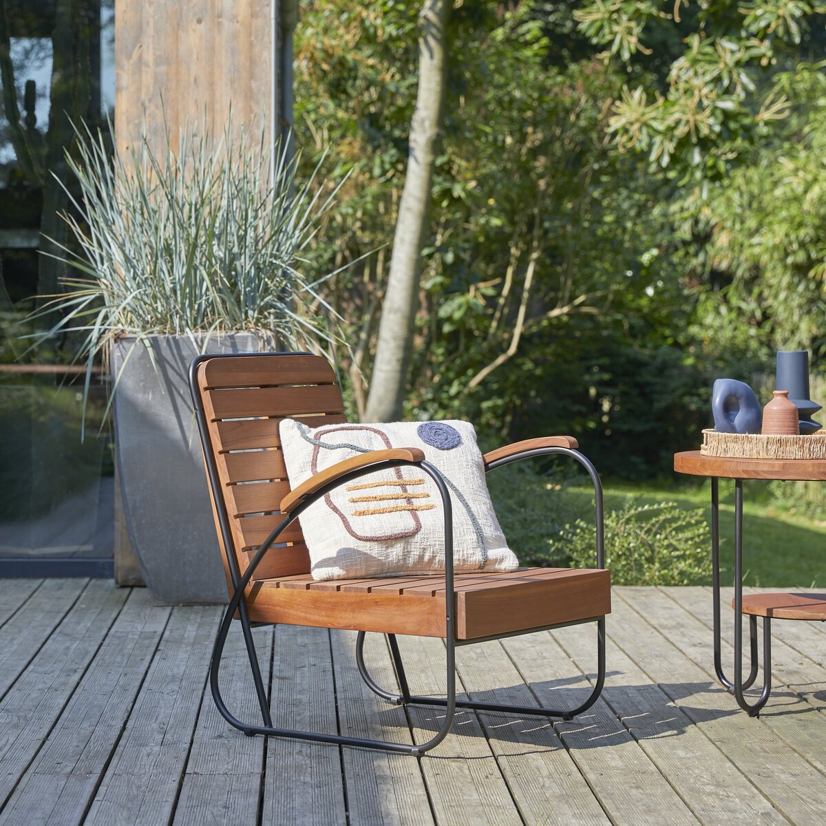 Key Wood - Fauteuil de jardin en teck massif Key Wood - Fauteuil de jardin en teck massif