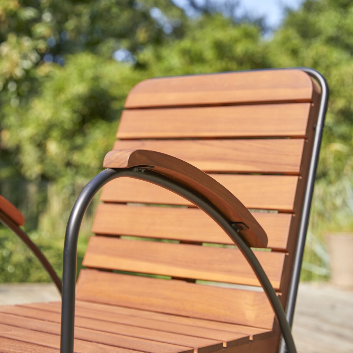 Key Wood - Fauteuil de jardin en teck massif Key Wood - Fauteuil de jardin en teck massif
