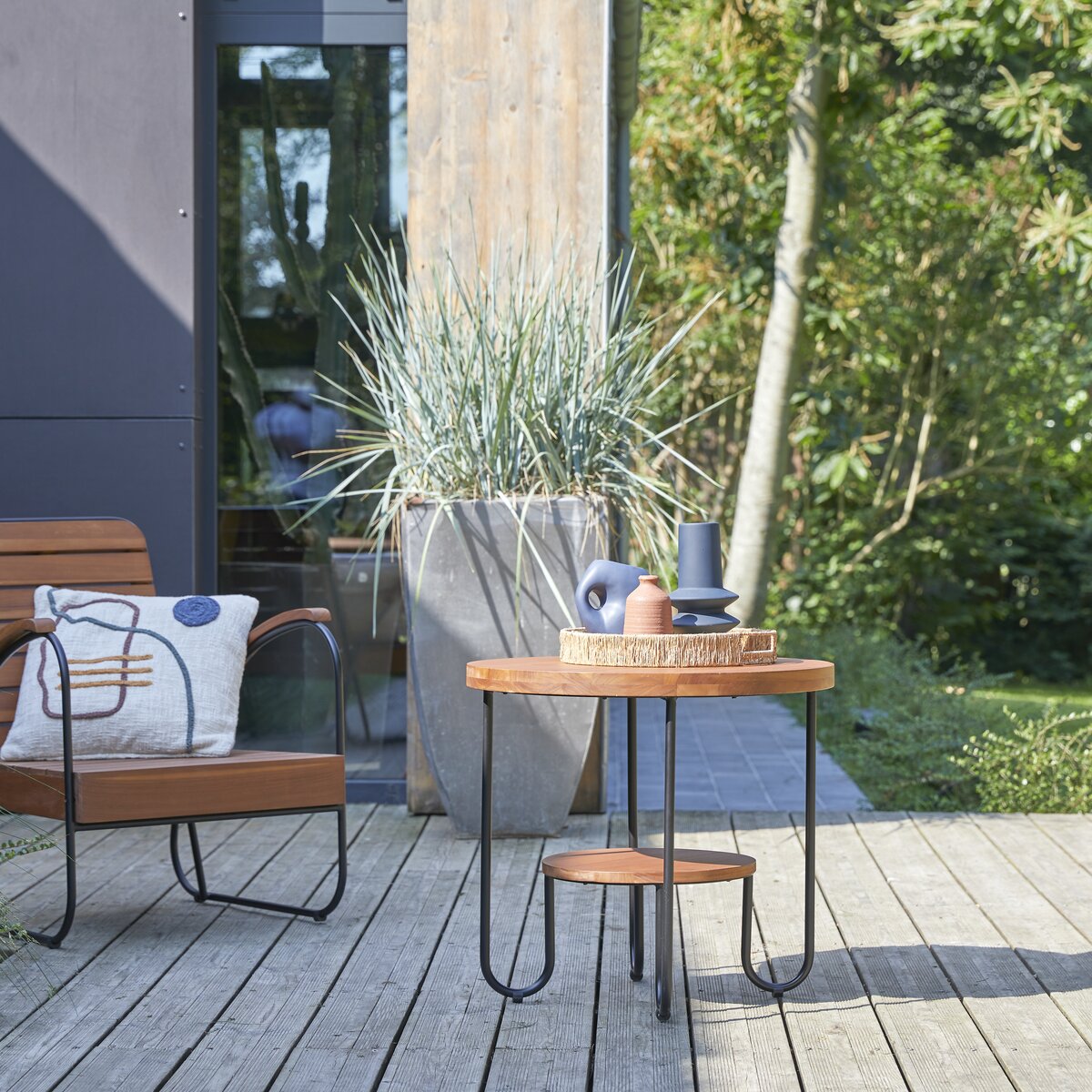Key Wood - Salon de jardin en teck massif 4 places Key Wood - Salon de jardin en teck massif 4 places