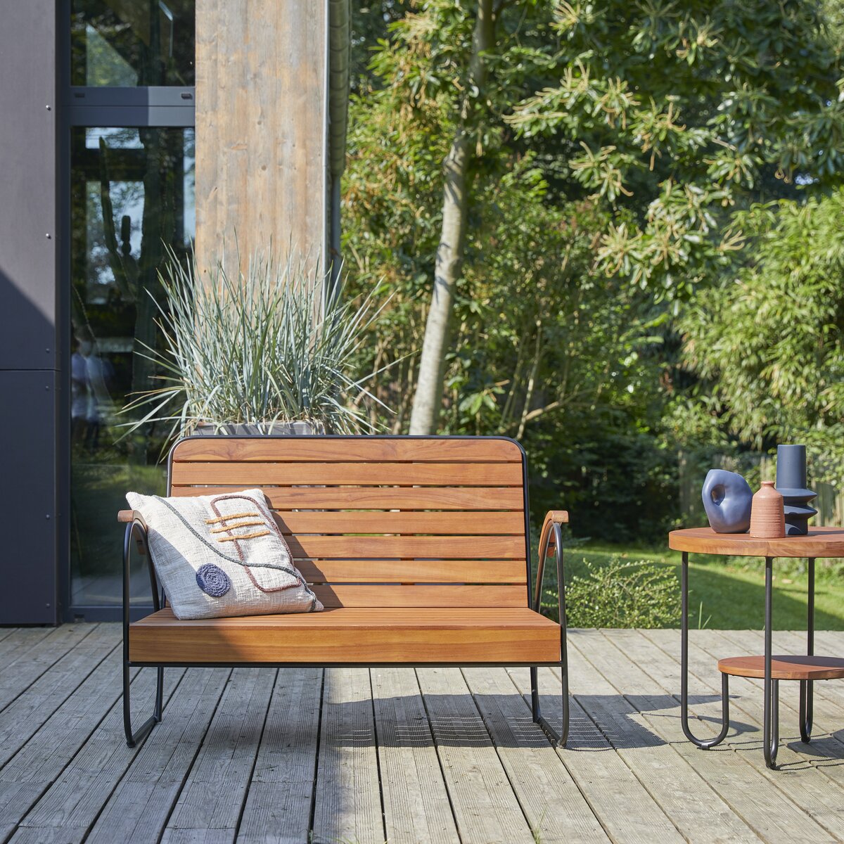 Key Wood - Salon de jardin en teck massif 4 places Key Wood - Salon de jardin en teck massif 4 places