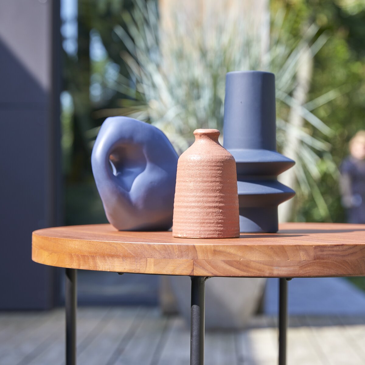 Key Wood - Table basse de jardin en teck massif Key Wood - Table basse de jardin en teck massif