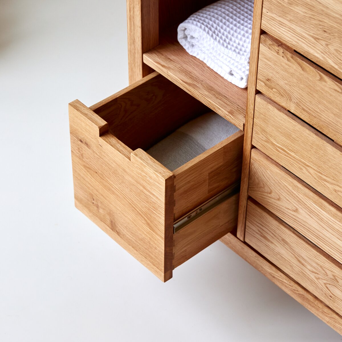 Serena - Waschtischunterschrank aus massiver Eiche 100 cm Serena - Waschtischunterschrank aus massiver Eiche 100 cm