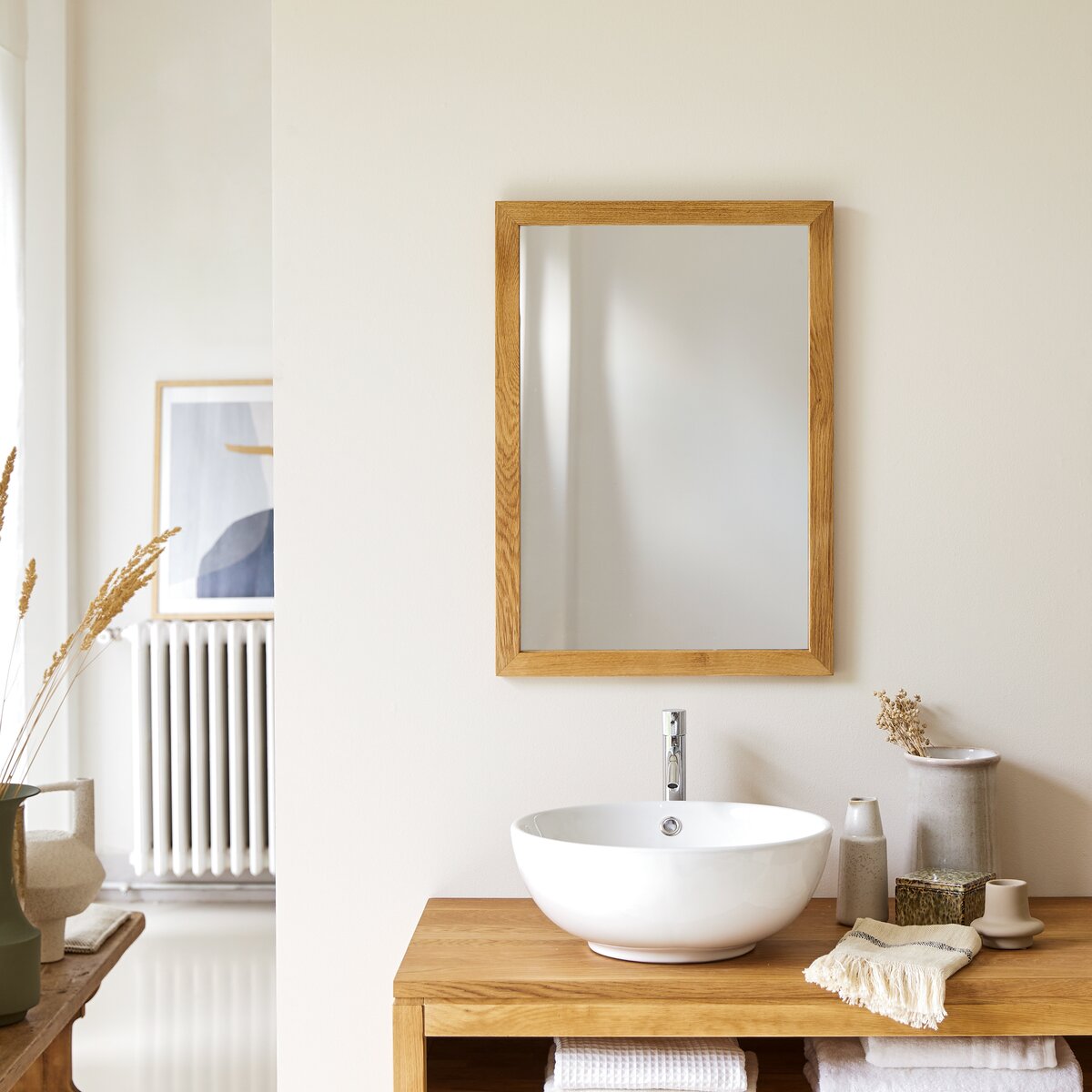Serena - Miroir en chêne 70x50 cm Serena - Miroir en chêne 70x50 cm