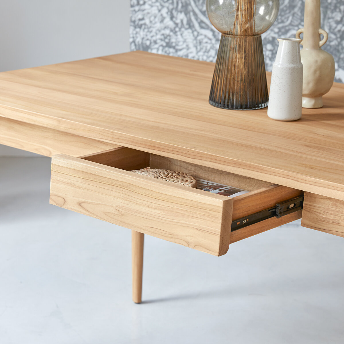 Jonàk - Esstisch aus massivem Teak 6/8 Pers. Jonàk - Esstisch aus massivem Teak 6/8 Pers.
