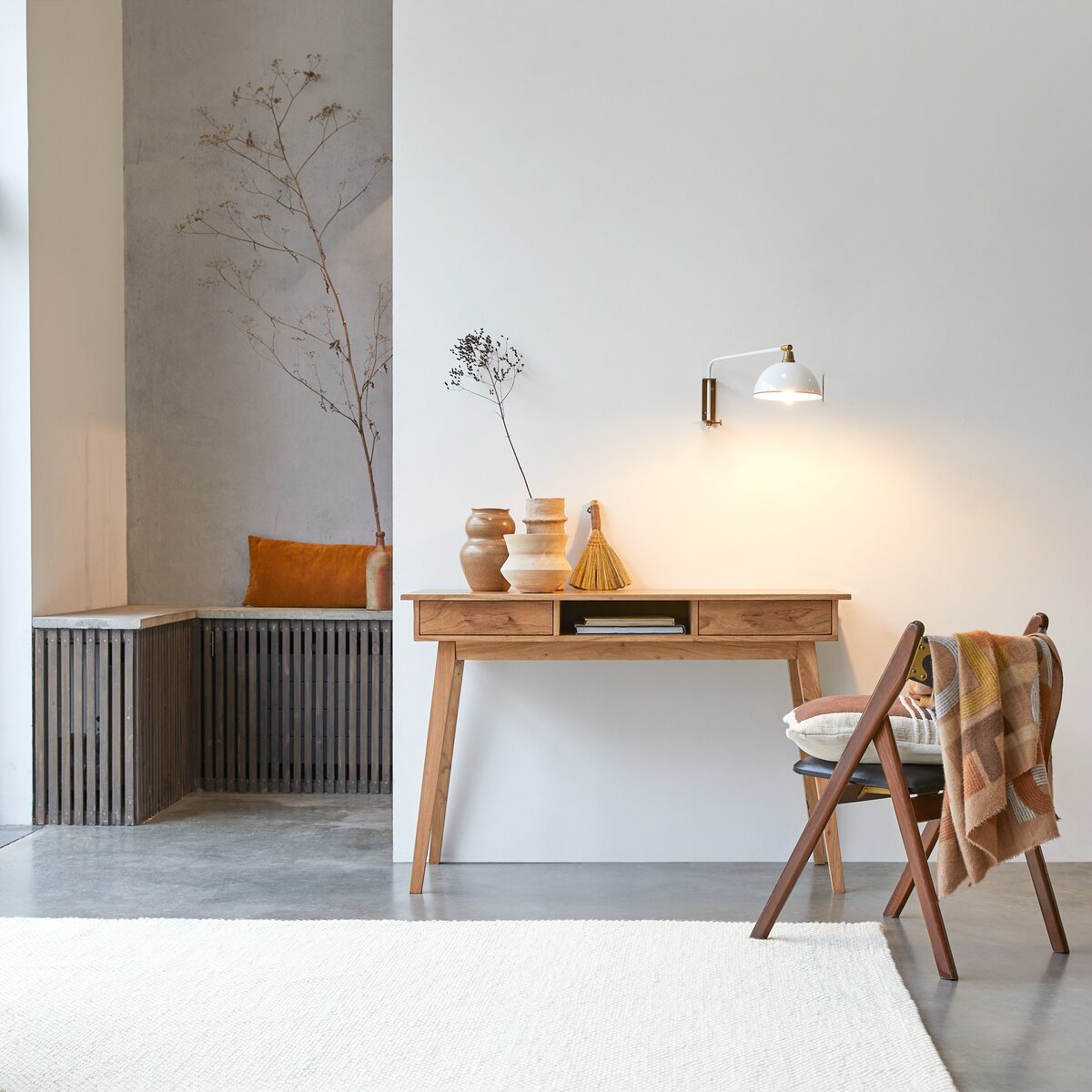 Oslo - Schreibtisch aus massivem Akazienholz Oslo - Schreibtisch aus massivem Akazienholz