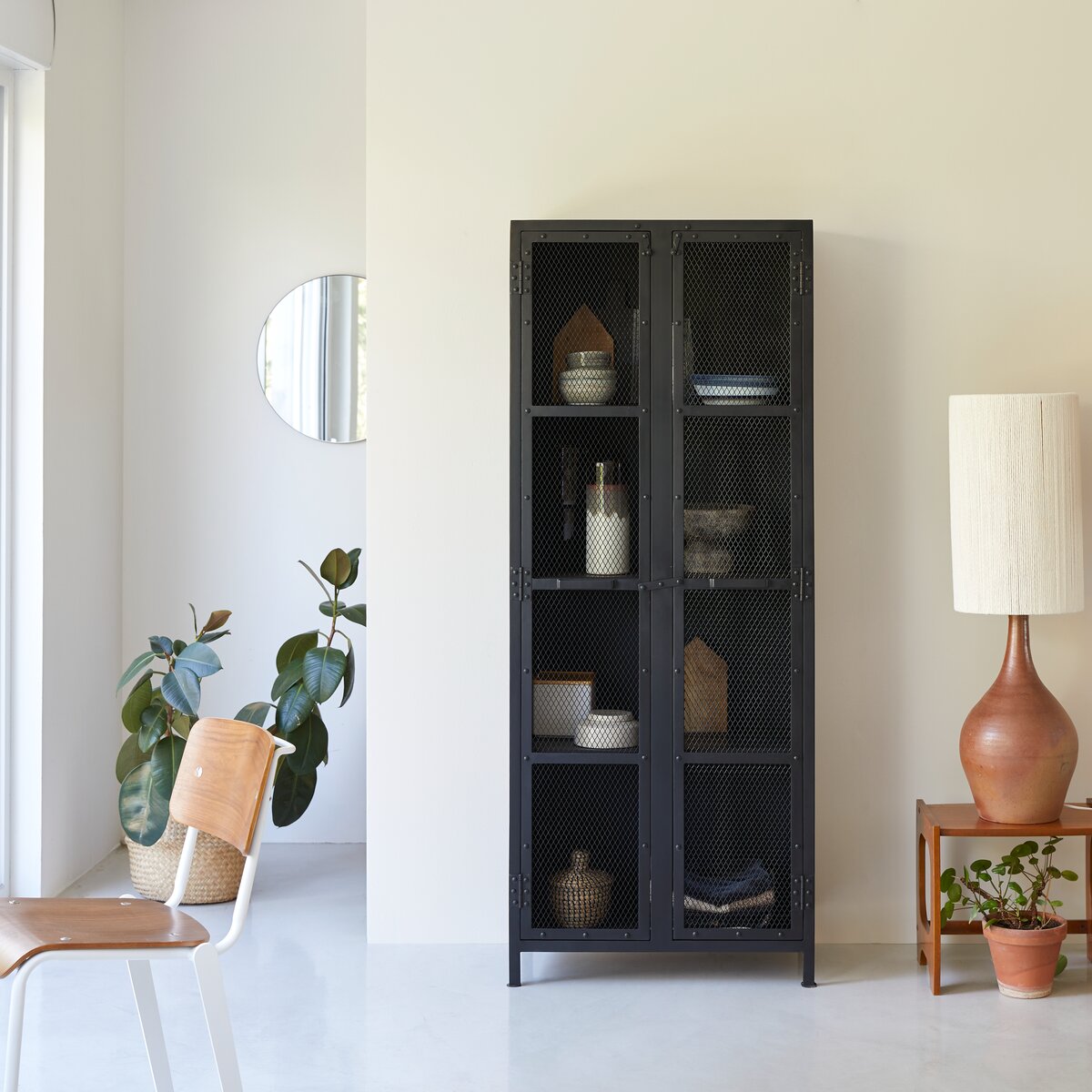 Cléo - Credenza a rete in metallo Cléo - Credenza a rete in metallo