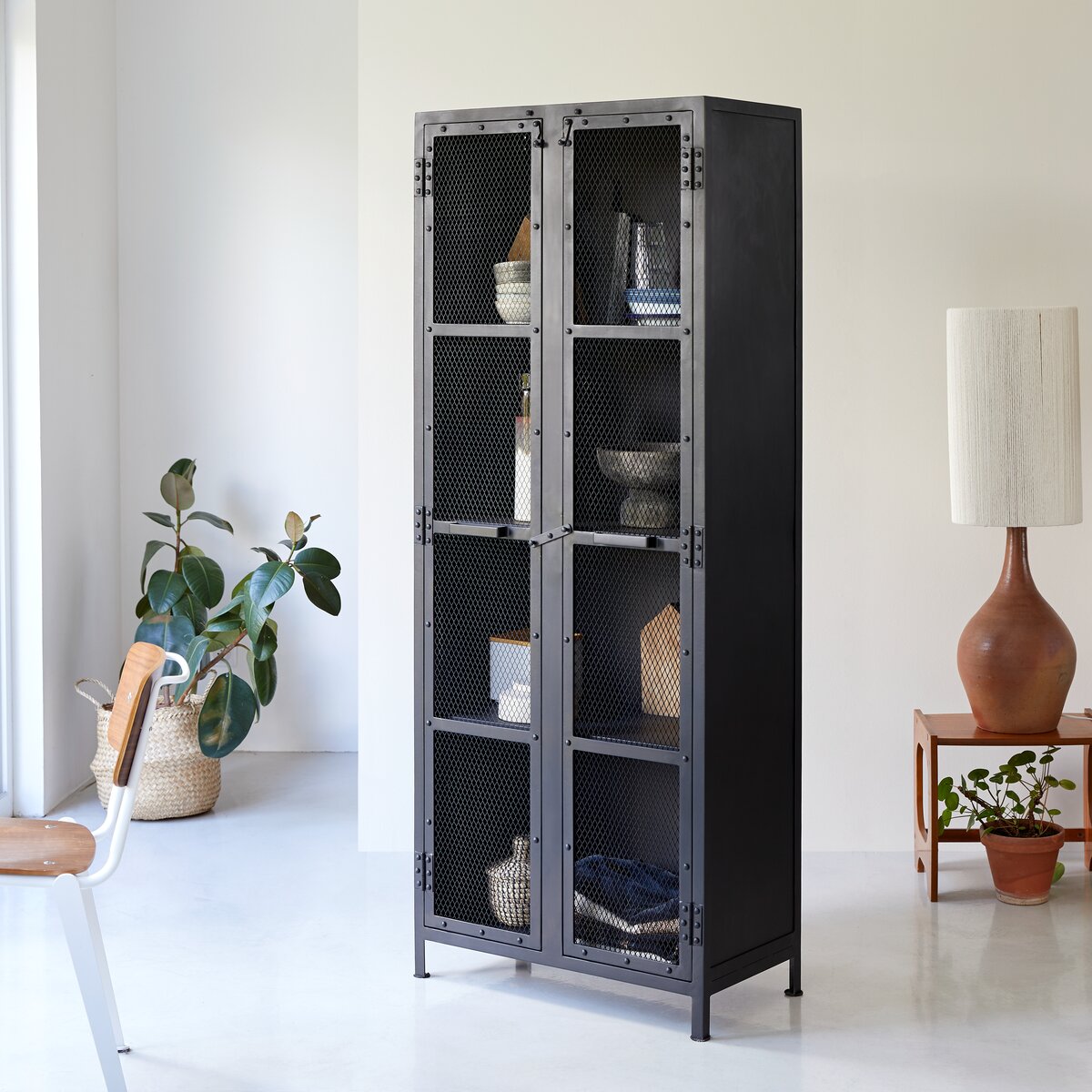 Cléo - Credenza a rete in metallo Cléo - Credenza a rete in metallo